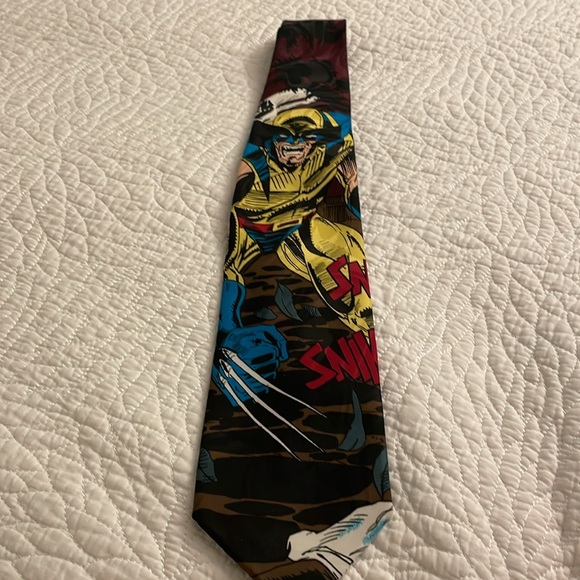men’s Vintage Wolverine Tie Marvel Comics 1994 - Picture 2 of 5